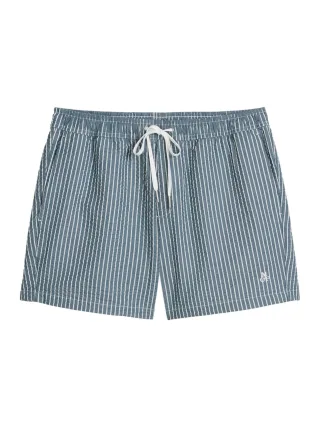 Marc O'Polo Herren Badehose SeersuckerSchwimmhose, Schwimmshorts, Badebekleidung