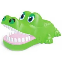 Jollystar Lernspielzeug - Krokodilspiel mit Sound für Kinder - Lucky Crocodile Game (1-St), fördert Reaktion, aus kindersicherem Kunststoff