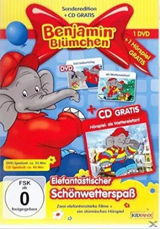 Benjamin Blümchen - ...hat Geburtstag/...als Wetterelefant (+ Hörspiel-CD) [2 DVDs]