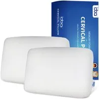 Esun Kopfkissen Orthopädische Ergonomisches Memory Foam Kissen, Nackenkissen, Kissen, Füllung: Rückstellschaum, Rückenschlafer, Bauchschlafer, Seitenschlafer, Set, Seitenschlafer, Rückenschlafer, Bauchschlafer, Set, Kissen, Kopfkissen, Kopfkissen für