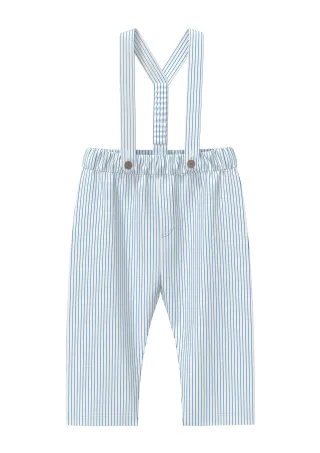 s.Oliver - Hose blau/weiß - Gr. - 86