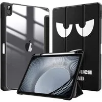 Fintie Tablet-Hülle für iPad Air 11'' M4/M3/M2(2026/2025/2024), iPad Air 5/4 Gen 2022/2020 10.9 Zoll, mit Stifthalter, Hülle mit transparenter Hartschale auf der Rückseite