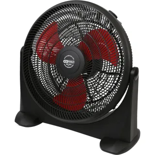 KS Tools Werkstattventilator, 70 Watt schwarz/rot - 999.2000