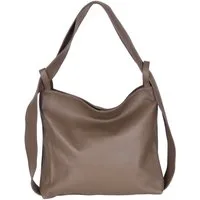 MIRROSI Beuteltasche aus Echtleder, Made in Italy, Shopper Tasche auch als Rucksack 2 in 1, Tragetasche (47x37x9cm) mit viel Stauraum
