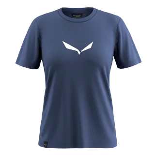 SALEWA - Solidlogo Dri-Release® T-Shirt Damen - Blau (Gr.34)