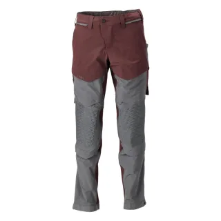 MASCOT Herren Hose mit Knietaschen CUSTOMIZED Bordeaux / Anthrazitgrau 50 - 22279-605-2289-76C50
