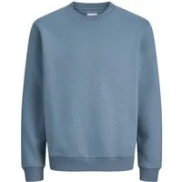 Jack & Jones PlusSize Sweatshirt JJEBRADLEY SWEAT CREW NOOS PLS mit Rippbündchen