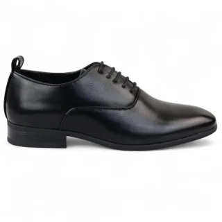 Klassische Oxford-Derby-Schuhe für Herren in Schwarz