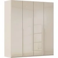 rauch Drehtürenschrank Kleiderschrank Schrank Garderobe Wäscheschrank BESTSELLER MONTCLAR (3 Ausstattungen BASIC/CLASSIC/PREMIUM (SOFT-CLOSE), Breiten 201-400 cm) Front in Glas/Hochglanz/Dekor/Grauspiegel in 5 Breiten MADE IN GERMANY