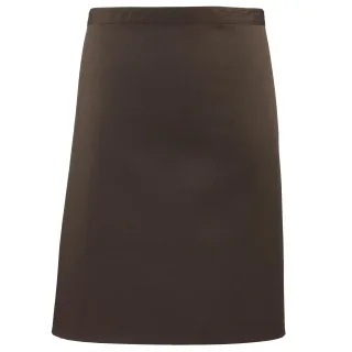 Premier Ladies/Womens Mid-Length Apron (2er-Pack) (Braun)