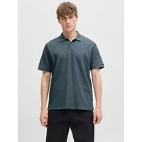 Jack & Jones Poloshirt JJEAUSTIN POLO SS NOOS Materialmix, regular fit
