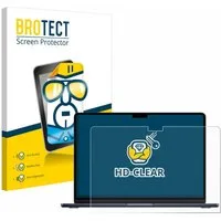 BROTECT Displayschutzfolie Schutzfolie für Apple MacBook Air 13" M4 2025, Displayschutz Schutz Folie Klar Transparent