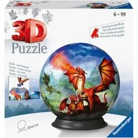 Ravensburger Puzzleball Mystische Drachen, 72 Puzzleteile, Made in Europe
