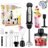 7MAGIC Stabmixer 9-in-1 Elektrischer Stabmixer mit 21 Geschwindigkeitsstufen + Turbo, 1100,00 W, Edelstahl Mixstab Set, Pürierstab, Zerkleinerer, Schlagbesen