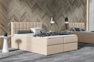 Boxspringbett Schlafzimmerbett GRACE 200x200cm in div. Farbvarianten
