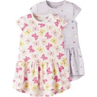 Name It Jerseykleid NMFVIGGA 2P CAPSL DRESS (Packung, 2-tlg) Baumwolle, regular fit