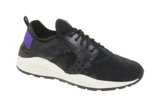 Geox D642RA OMAYA PLUS navy/black sportliche Sneakers - atmungsaktiv & flexibel