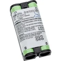 Akku Ersatz für Baugleiche Originalteilebezeichnung Sony 9-885-218-43, BP-HP800-11 für Kopfhörer (700mAh, 2,4V, NiMH) 700 mAh