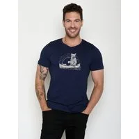 GreenBomb T-Shirt Spice Bear Canoe (1-tlg., 1) Rundhalsausschnitt, Bio-Baumwolle, GOTS Zertifiziert