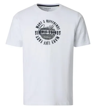 REDMOND - T-Shirt weiß - Gr. - XXL