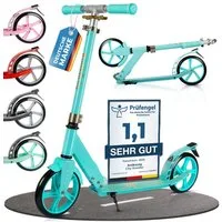 ROLLKÖNIG Cityroller Tretroller Rollkönig ® Scooter Kinder ab 5 Jahren, mit großen Rädern, Cityroller