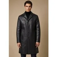 RICANO Ledermantel Safari Ledermantel aus Lamm-Nappa-Leder mit Reverskragen