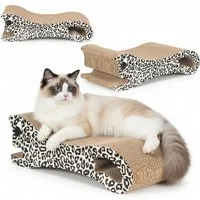 COIL Kratzpappe Katzenbett, Katzenkratzbaum, Katzenliege, Umweltfreundliches Bett, MDF, Modern, komfortabel