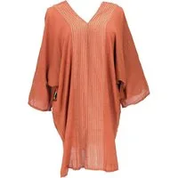 Guru-Shop Longbluse Japan Style Tunika, Boho Kaftan, Kurzarm.. alternative Bekleidung