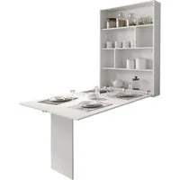 MIRJAN24 Klapptisch Abi, mit Regalen, Tisch ideal für Esszimmer