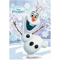 Komar Wandtattoo Olaf - Größe 50 x 70 cm (9 St), selbstklebend, Wandsticker, Kinderzimmer