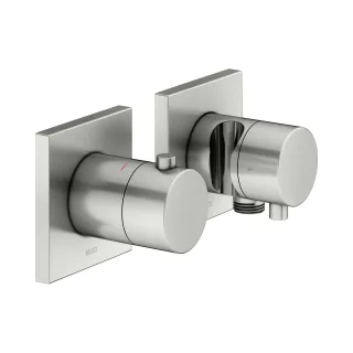 Keuco Thermostat Unterputz E11 51153, 2-W m.Schlauchan./Br.halt. Edel.-fin., 51153061222 51153061222
