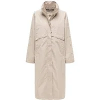 Navahoo Langmantel Zenblüte 14 Modischer oversized Damen Parka mit krempelbaren Ärmeln
