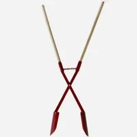 TRIZERATOP Schaufel Erdlochausheber Größe 1 mit Stiel (110-320mm) Handbagger Lochspaten, (Erdlochausheber Größe 1 mit Stiel (110-320mm) Handbagger Erdlochheber Lochspaten)