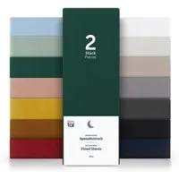 Blumtal Spannbettlaken Premium Mikrofaser Laken, (2 Stück), Laken in vielen Größen und Farben erhältlich