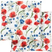 REDBEST Stuhlkissen Stuhlkissen 2er-Pack, Blumen