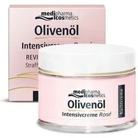 Dr. Theiss Naturwaren Nachtcreme – Olivenöl Intensivcreme Rosé Nachtcreme, Reichhaltige Nachtpflege für einen revitalisierten Teint