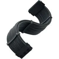 ATX-Verlängerungskabel SST-PP07E-MBB schwarz, 30cm