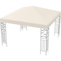 COSTWAY Pavillon-Ersatzdach 3x3m, mit Ablauflöchern & Klettverschlüssen