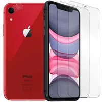 CoolGadget Schutzfolie Panzerfolie für iPhone XR, (Spar-Set 4in1, 2x Displayschutz, 2x Kameraschutz), Panzerglas Schutzfolie für Apple iPhone XR Folie