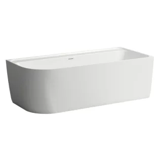 Laufen Meda Badewanne H2201150000001 180x80cm, Eckversion rechts, Marbond, weiß