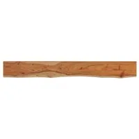 vidaXL Tischplatte Wandregal 140x20x3,8 cm Rechteckig Massivholz Baumkante (1 St)