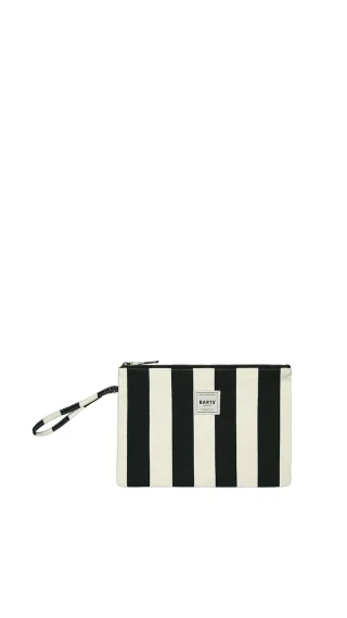 Barts - Clutch aus Baumwolle mit Print Schwarz - Gr. - OS