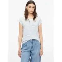 s.Oliver Kurzarmshirt T-Shirt Gestreiftes Rundhalsshirt aus Baumwolle