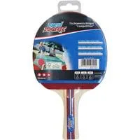 New Sports Tisch Tennis Schläger Competition aus ca. 6 mm Holz mit Noppen innen und 1,6 mm Schwamm, Sportgerät