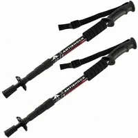 MidGard Nordic-Walking-Stöcke Gehstock Stöcke Teleskop verstellbar Antischock Dämpfung Wanderstöcke (2 St), höhenverstellbar, mit Antischock Dämpfung