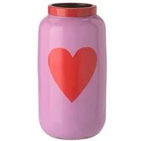 Giftcompany Blumentopf Giftcompany Vase Blumenvase "Saigon" Keramik H12cm Herz Lavendel Pink