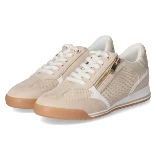 Marco Tozzi Low Sneaker  Beige - Gr. 36 -  Textil