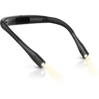 BEARWARE LED Leselampe Nackenlicht für Handarbeit, Stricken & Buch Lesen, flexibel, für Hals, Dimmfunktion, Farbwechsel, LED fest integriert, Neutralweiß, Kaltweiß, Farbwechsler, 3 Helligkeitsstufen, 3 Lichtfarben, 1000mAh Akku, USB-C, augenschonend