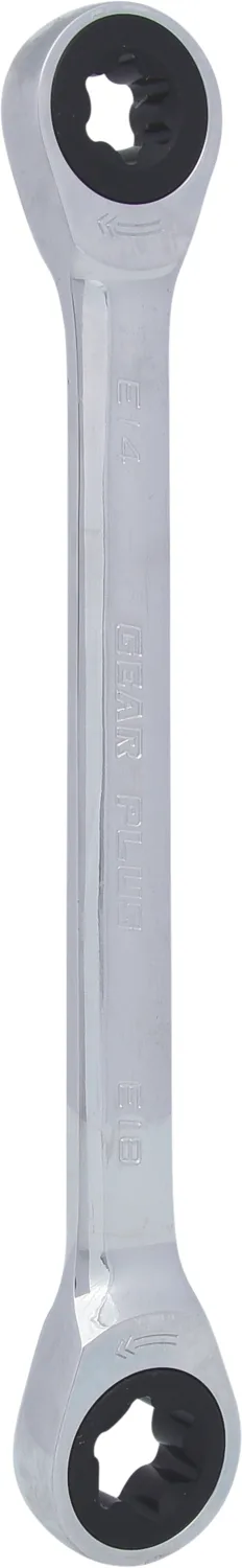 KS Tools GEARplus Torx-E-Doppel-Ratschenringschlüssel - 503.4355