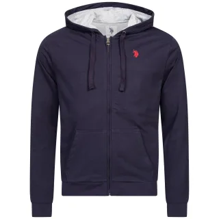 U.S. Polo ASSN. Sweatjacke mit Kapuze in Navy